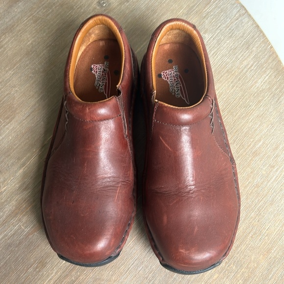 Red Wing Shoes Brown Leather Slip On Steel Toe Work Shoes Women's Size 6.5 D - Picture 8 of 14